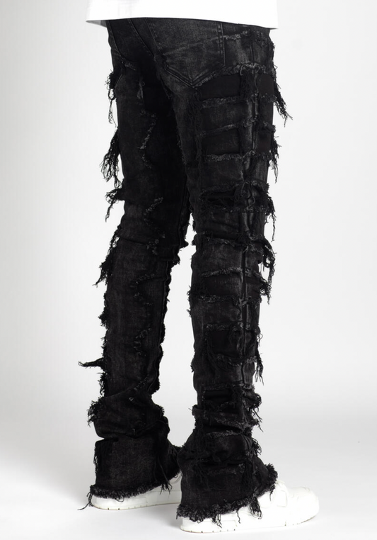 GUAPI Iron Grey Stacked Denim