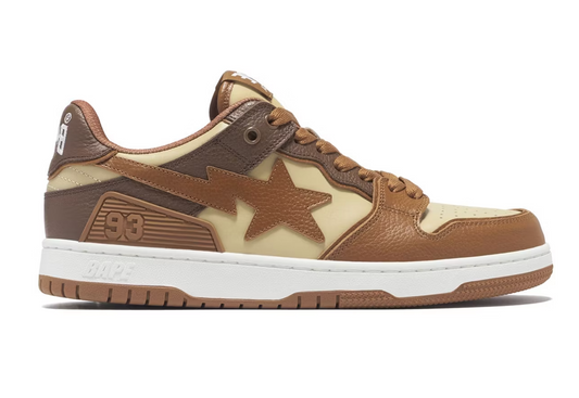 A Bathing Ape Sk8 Sta #5 Brown Beige