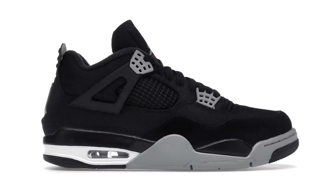 Jordan 4 Retro SE Black Canvas
