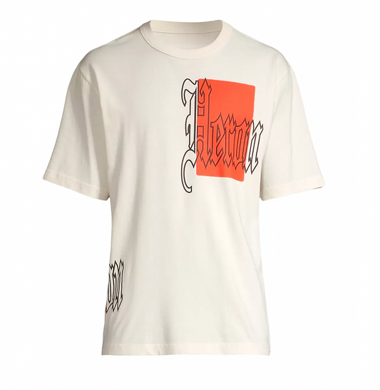 Heron Preston Off-White Gothic Color Blocks T-Shirt M