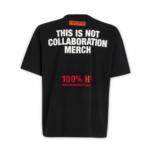 HERON PRESTON Black 'This Is Not' T-Shirt