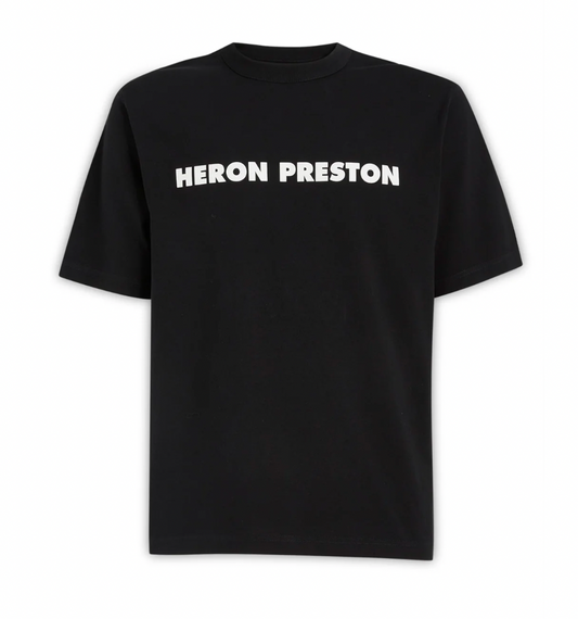 HERON PRESTON Black 'This Is Not' T-Shirt