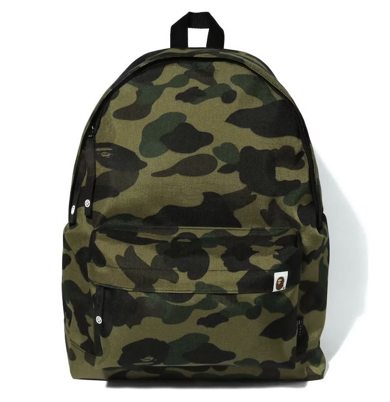 BAPE 1st Camo Cordura Day Pack Green (Mesh Back Version)