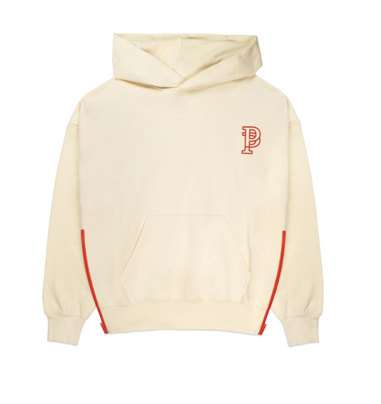 Purple Brand Mwt Fleece Po Hoody Off-White/Red