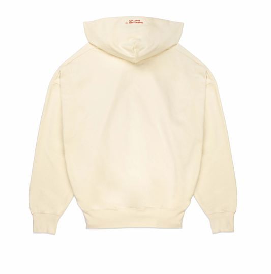 Purple Brand Mwt Fleece Po Hoody Off-White/Red