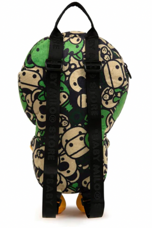 BAPE BABY MILO PLUSH BACKPACK GREEN