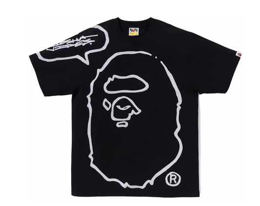 BAPE x Joshua Vides Ape Head Tee Black