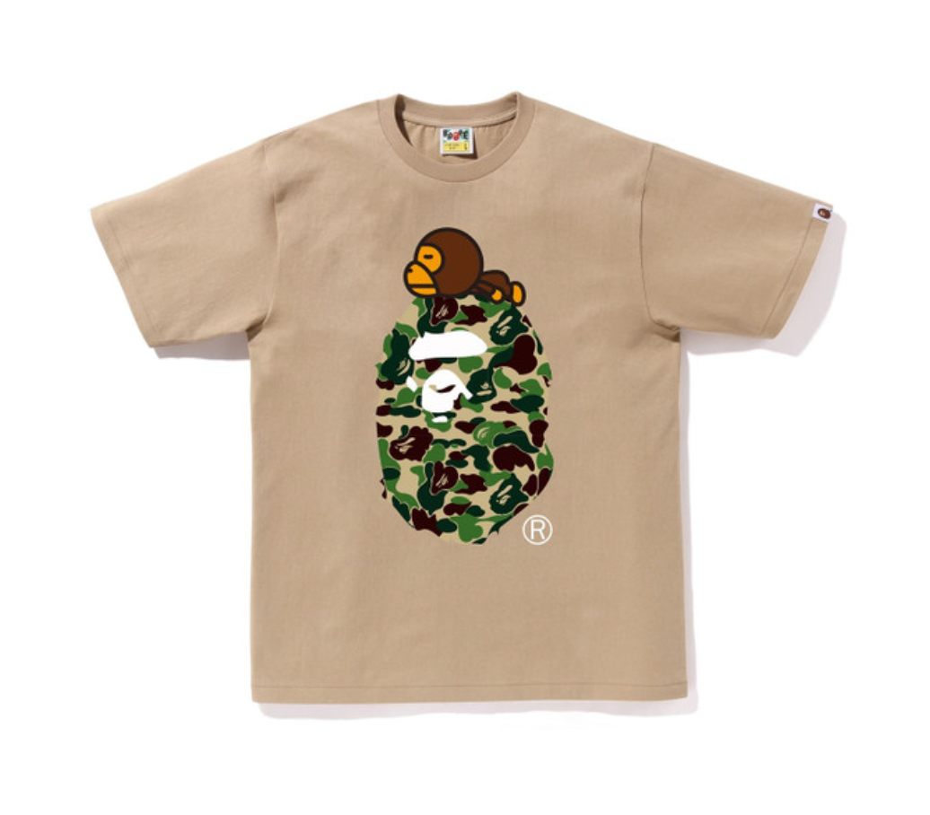 ABC CAMO MILO ON BIG APE TEE MENS