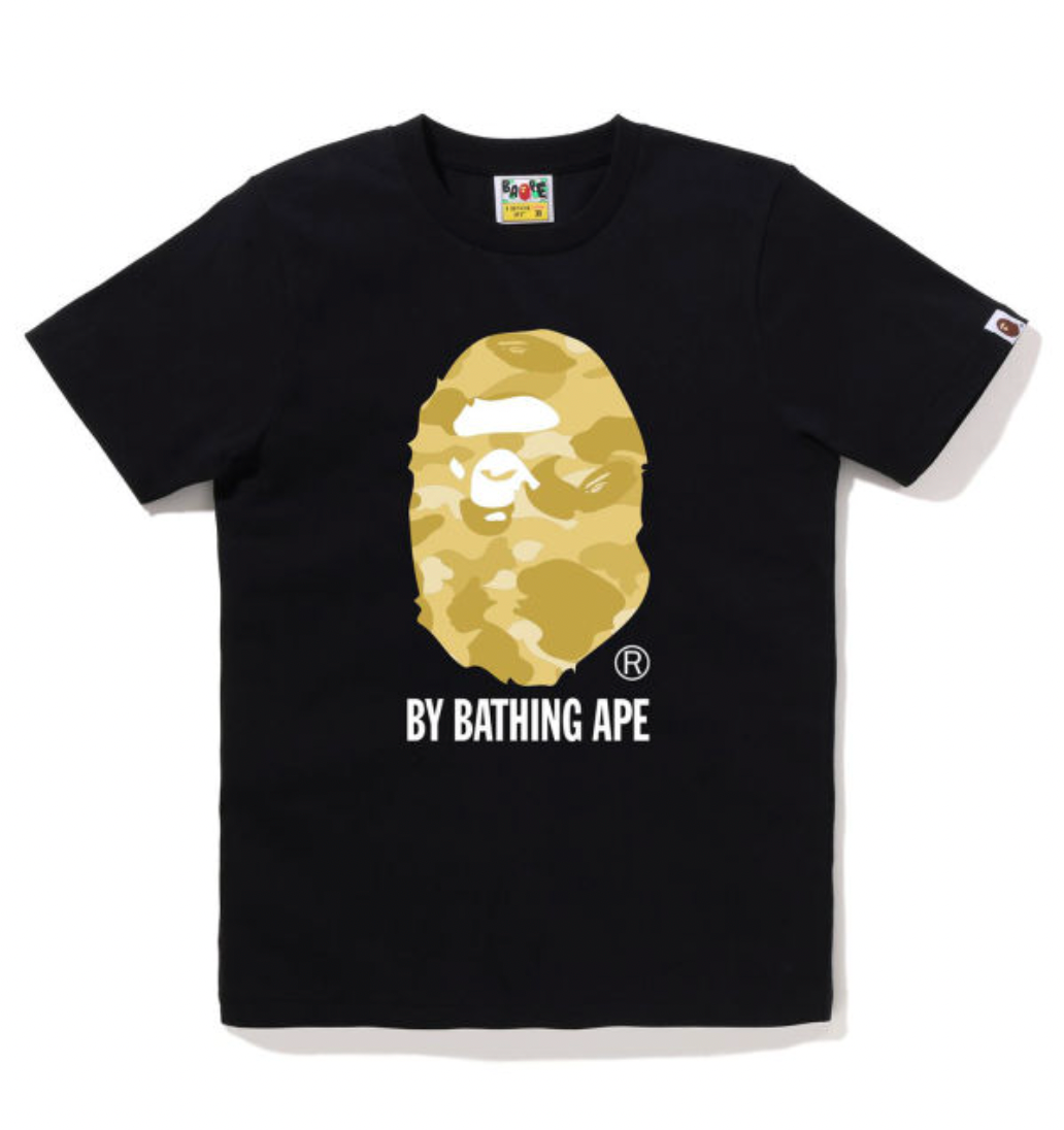 Bape Color Camo By Bathing Ape Tee Black/Yellow