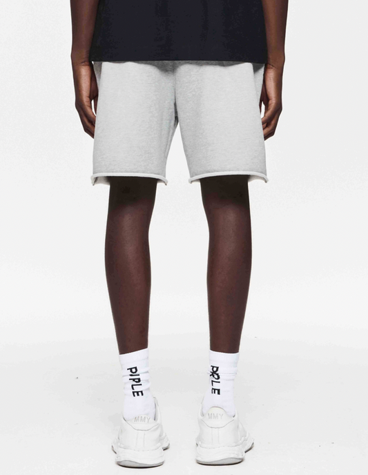 Purple Brand Logo French Terry Sweatshorts Heather