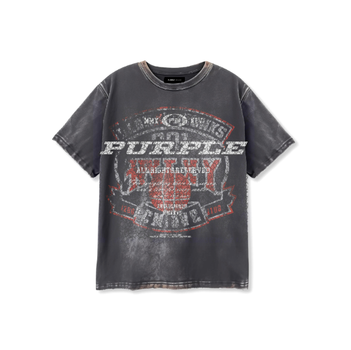 Purple Brand Textured Inside Out Tee Championship
