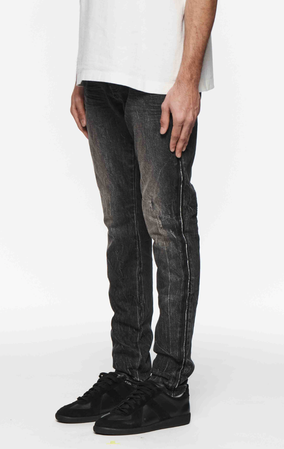 Purple Brand Skinny Shadow Seam Worn