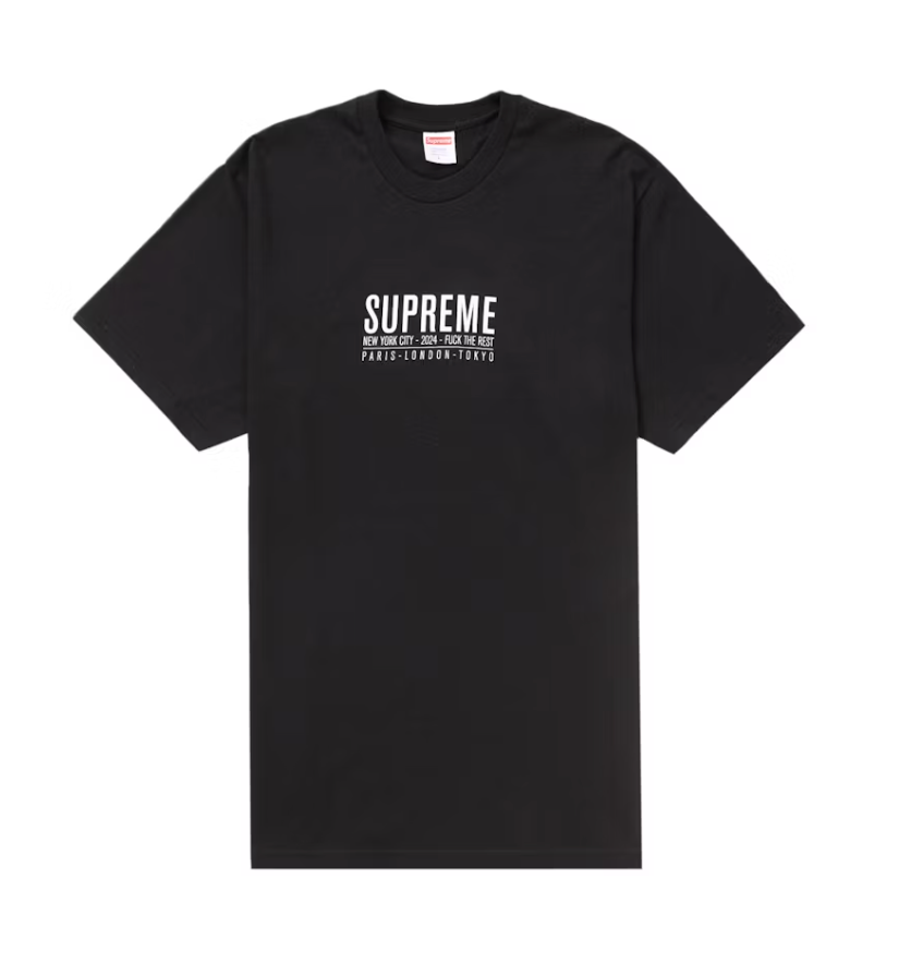 Supreme Paris Tee Black