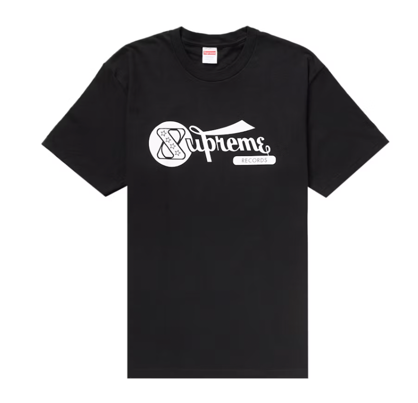 Supreme Records Tee Black