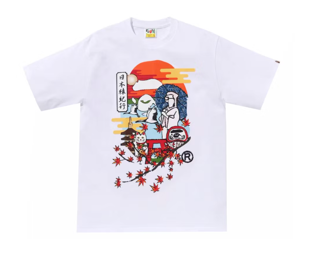 BAPE Japan Culture Ape Head Tee (FW23) White