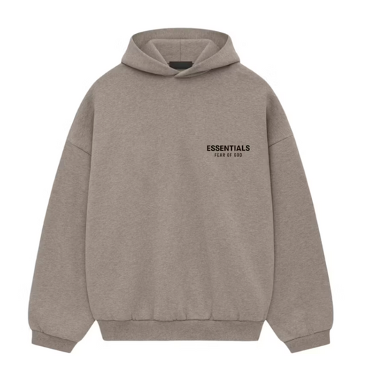 Fear of God Essentials Fleece Hoodie (FW24) Heather Gray