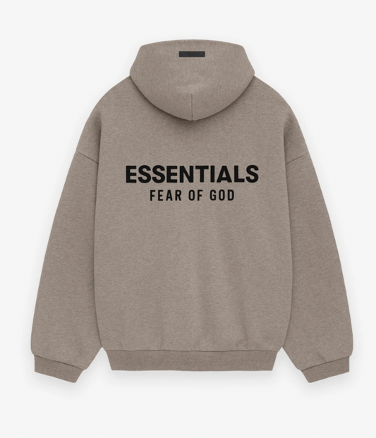 Fear of God Essentials Fleece Hoodie (FW24) Heather Gray