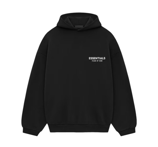 Fear of God Essentials Fleece Hoodie (FW24) Black