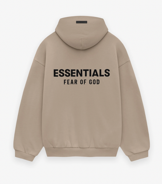 Fear of God Essentials Fleece Hoodie Desert Sand