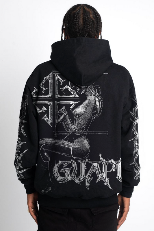 Guapi Obsidian Black Cyborg Hoodie
