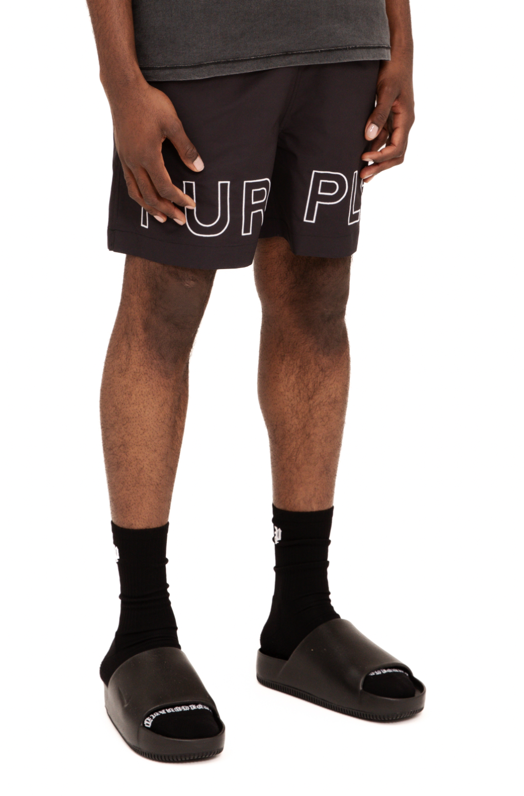 Purple Brand All Round Shorts ( Knee Logo)