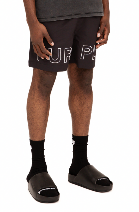 Purple Brand All Round Shorts ( Knee Logo)