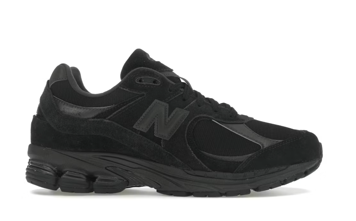 New Balance 2002R Triple Black Suede