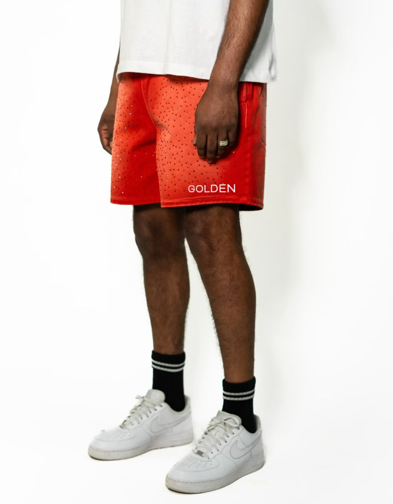 Golden Denim Summer Shorts Lumbre (Pressed Diamonds)