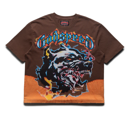 Godspeed New York Off The Leash Tee Brown
