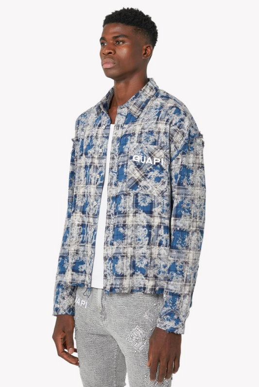 Guapi Vintage Blue Stars Flannel