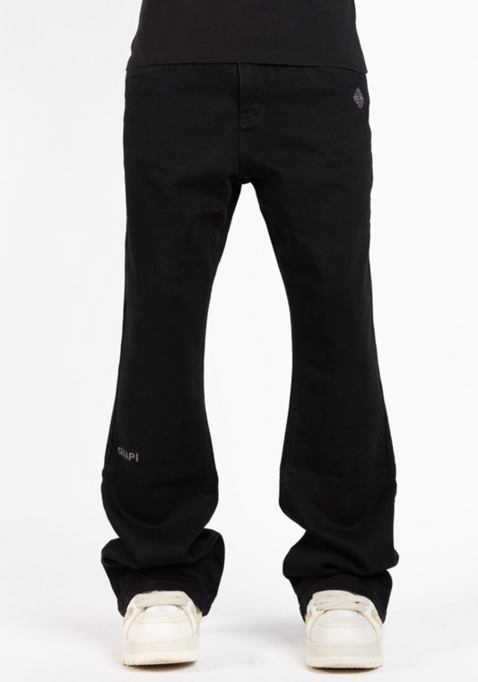 Guapi Obsidian Black Basics Flared Denim