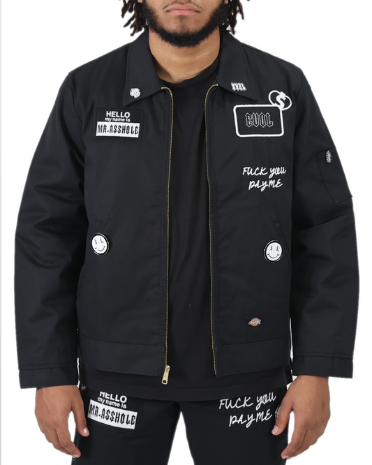 EVOL Mr.Ass Hole Dickies New EditIon Jacket Black