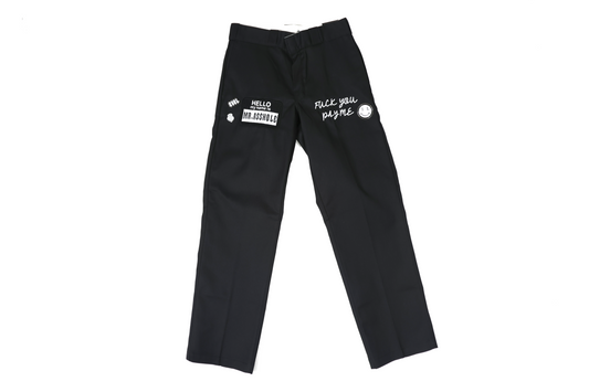 EVOL Mr.Ass Hole Dickies New Edition Pants Black
