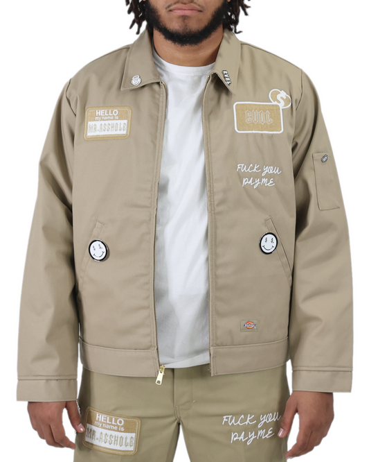 EVOL Mr.Ass Hole Dickies New EditIon Jacket Tan