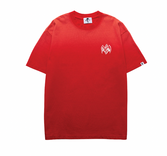 Warren Lotas Lie Steal Cheat Washed Tee Red