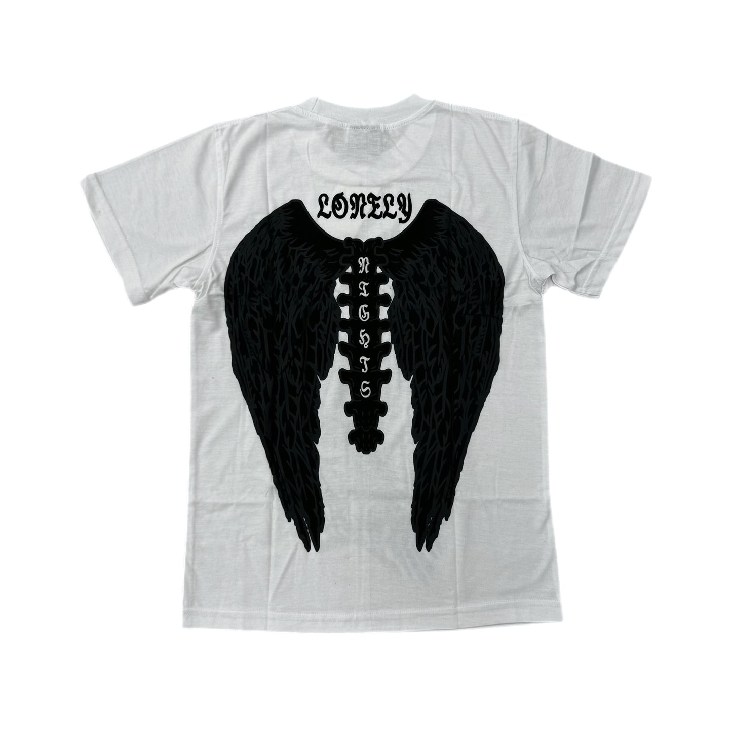 Lonely Nights Hawk Tee White/Black