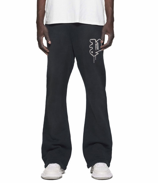 Purple Brand HWT Fleeced Flared Pant (P)