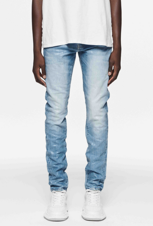 Purple Brand Skinny Coated Light Indigo