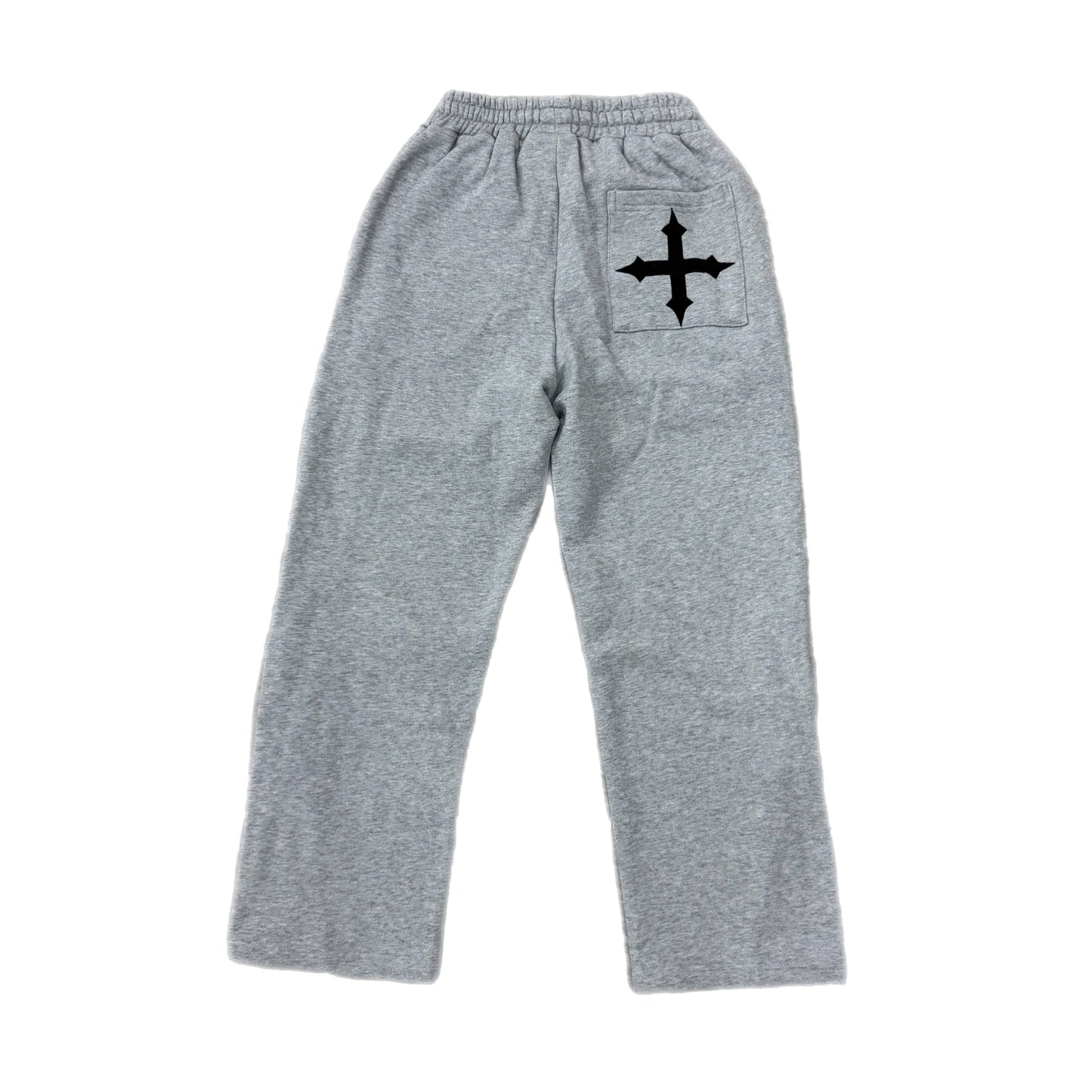 EVOL+VE From Simple To Complex Snap-Up Flare Sweatpants Grey/Black