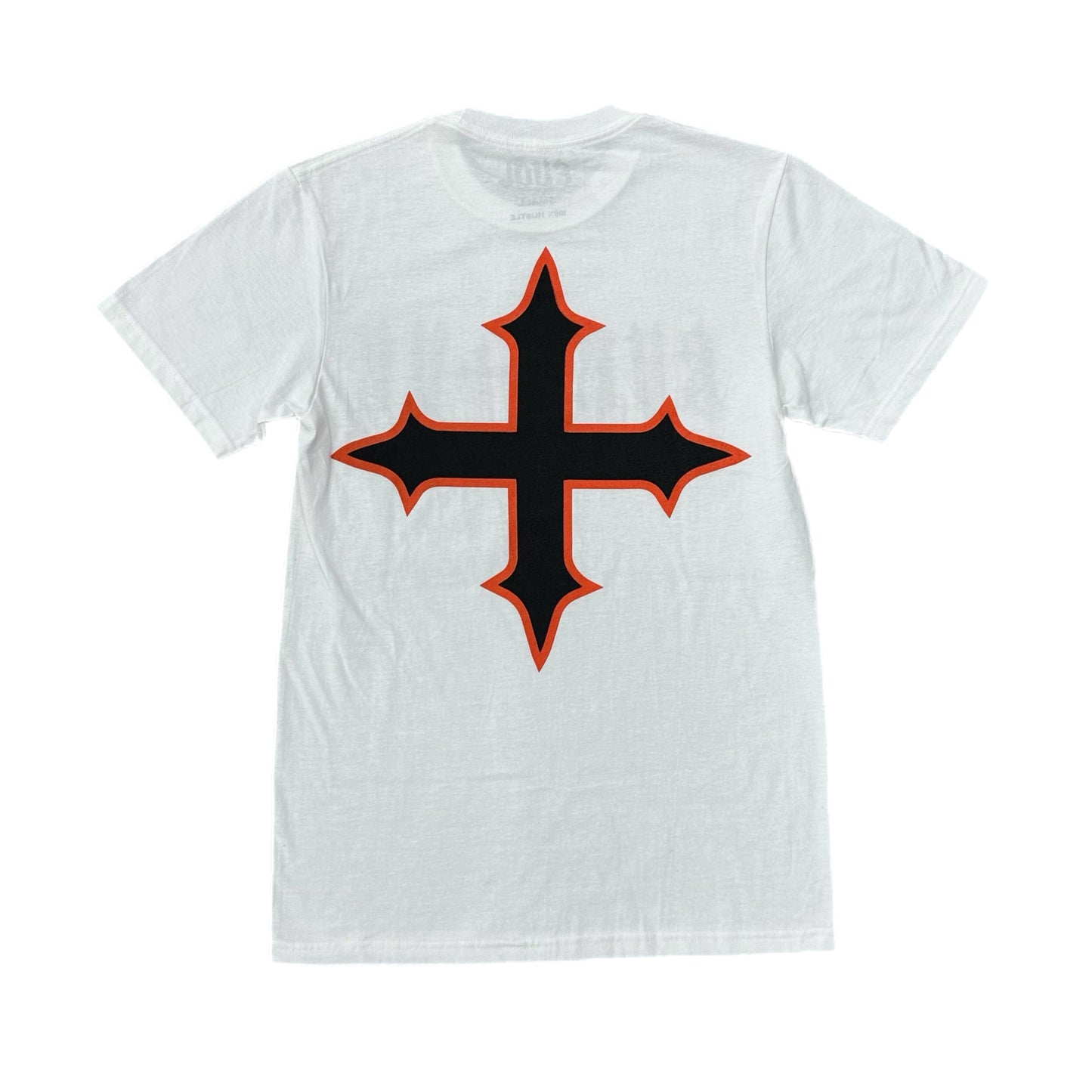 EVOL+VE From Simple To Complex Logo Tee White/Orange