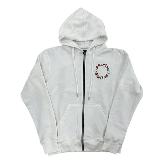 Lonely Nights Classic Hoodie White/Grey/Red