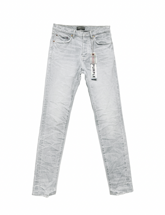 Purple Brand Skinny Coated Light Grey
