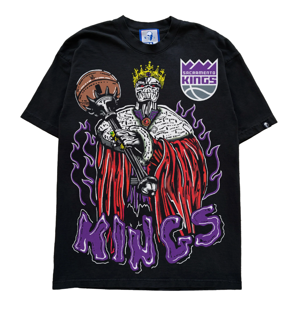 Warren Lotas x Sacramento Kings Tee Black – Upper Level 916