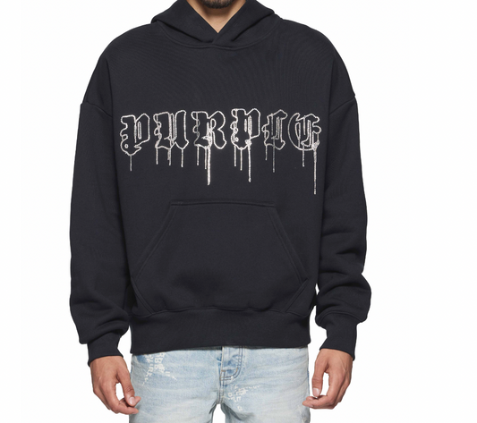 Purple Brand HWT Fleece Po Hoody (Drip)