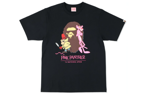 BAPE x Pink Panther Ape Head Tee Black