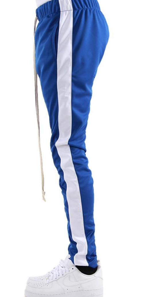 EPTM - TRACK PANTS - BLUE/WHITE STRIPE