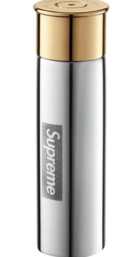 SUPREME - CARTRIDGE FLASK - SILVER/GOLD