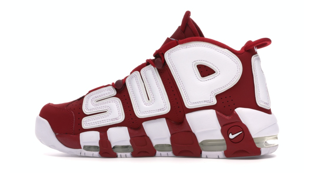 Nike Supreme x Air More Uptempo 'Red