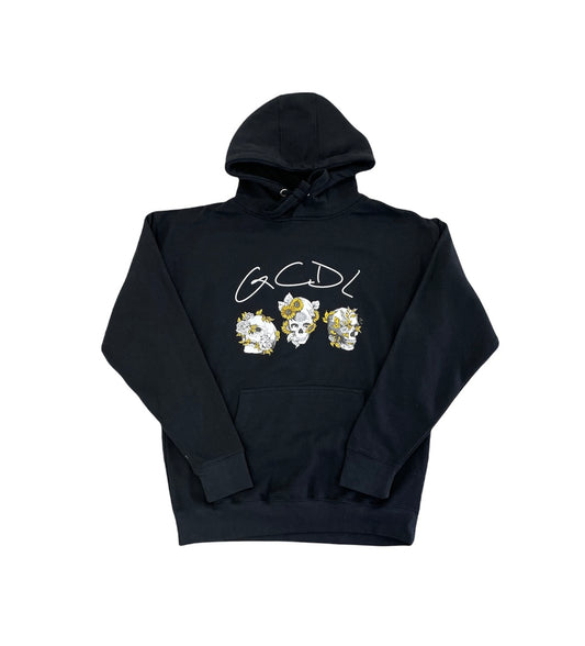 Grind Crxzy or Die Lazy Skull Hoodie