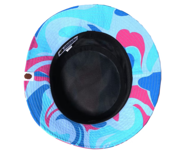 BAPE Marble Camo Bucket Hat Blue